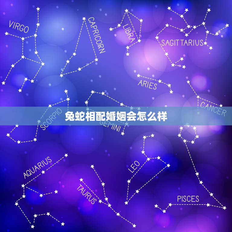 女蛇男兔婚姻是否相配