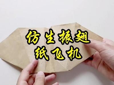 折纸飞机仿生版下载教程