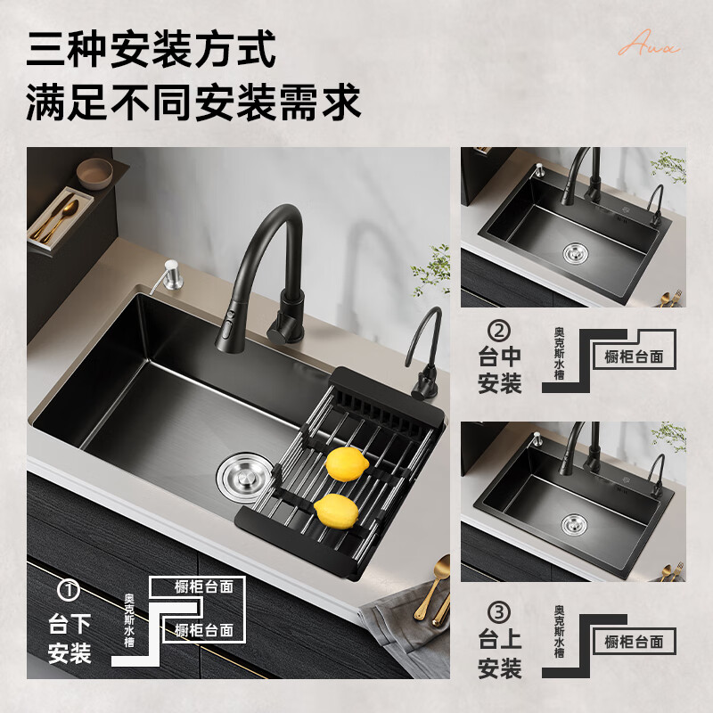 橱柜洗菜盆工艺