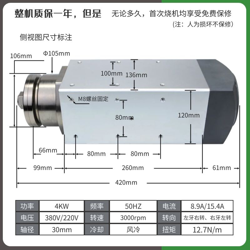 为什么主轴电机一启动就烧保险