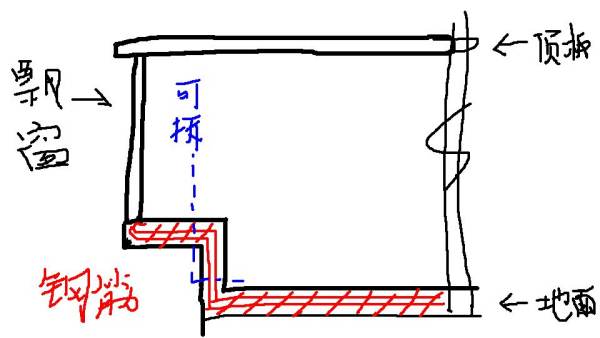 厨房半面承重墙可以打吗