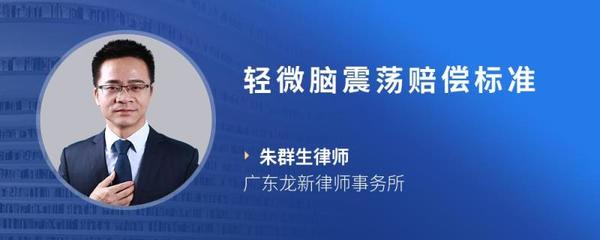 脑震荡赔偿标准