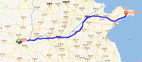 德州到西安火车