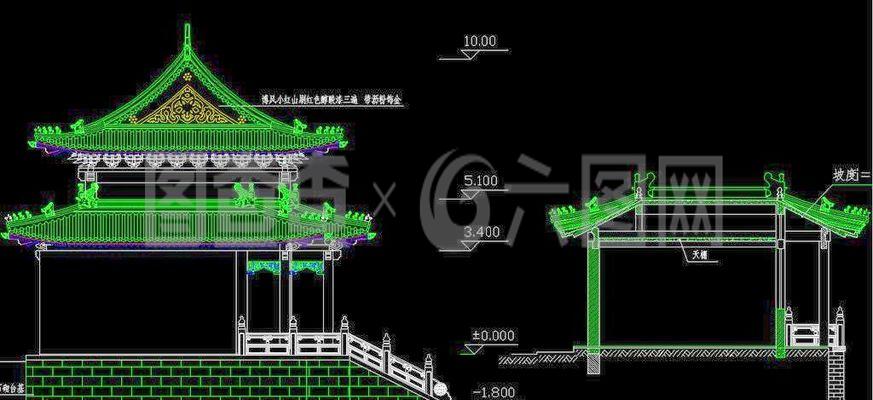 CAD绘制廊架平面教程（cad中绘制廊架平面图的基本步骤） 结构电力行业设计 第4张