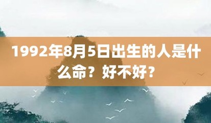 92年出生的人是什么命