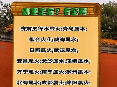 五行属木的城市