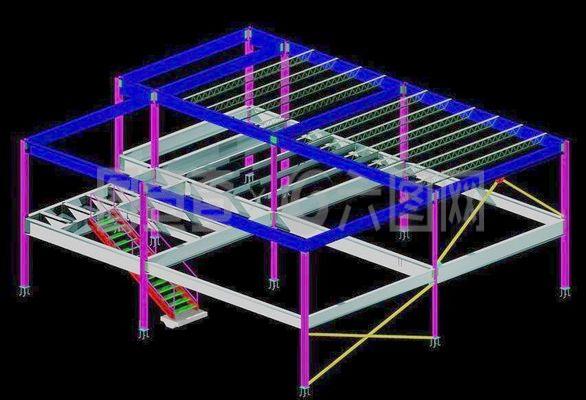 鋼結(jié)構(gòu)樓梯制作安裝三維圖（鋼結(jié)構(gòu)樓梯制作在什么軟件上做wen.baidu）