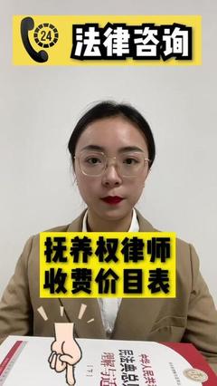 争抚养权请律师费多少钱