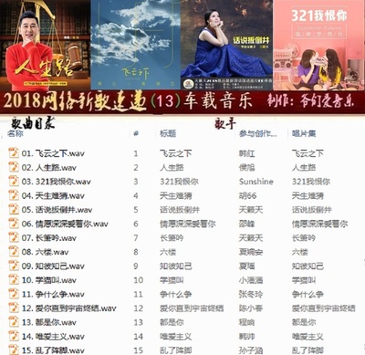 2018年好听的歌曲