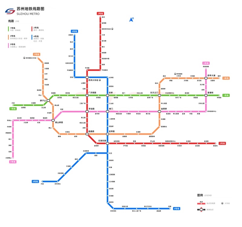 苏州一号地铁线路图