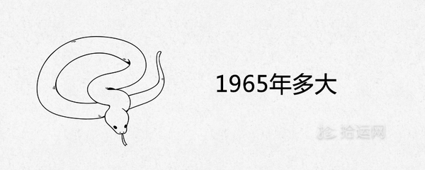 1965年出生的今年多大