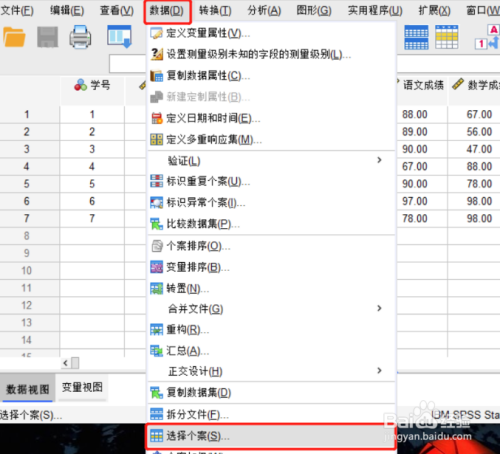 spss怎么筛选数据