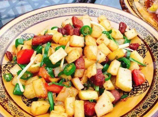 脆哨土豆丁的制作方法