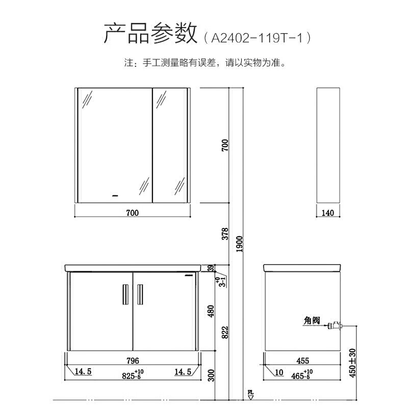 厨房柜门怎么测量