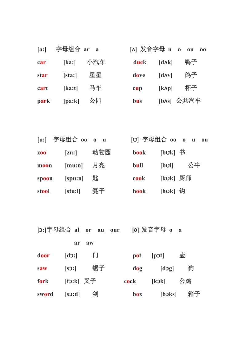 Dove音标
