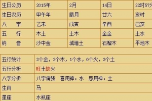 20五行属什么