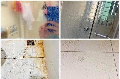 地板水锈痕迹