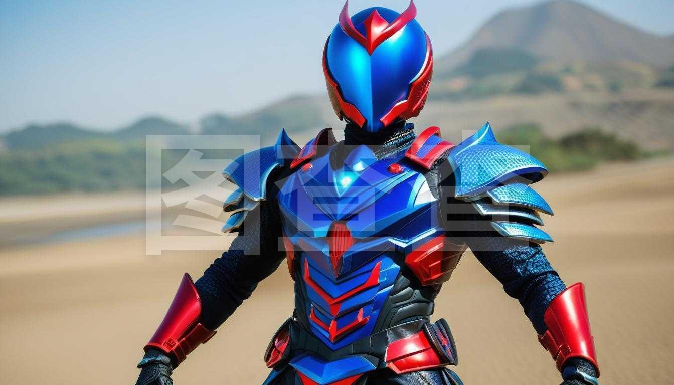 蓝色骑士龙纹铠甲