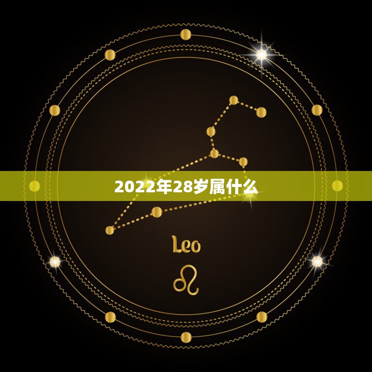 28岁是属什么生肖