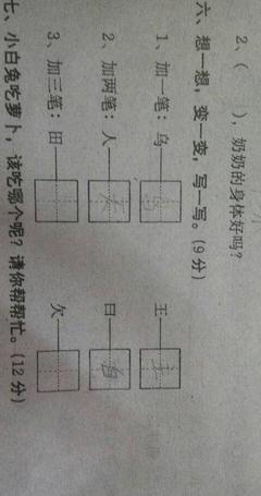 大加两笔是什么字