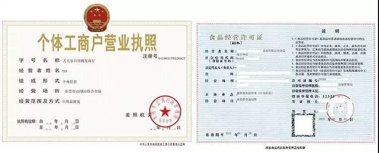 个体餐饮营业执照办理流程