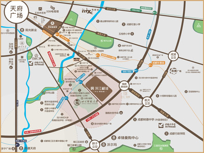 天府广场到华西医院
