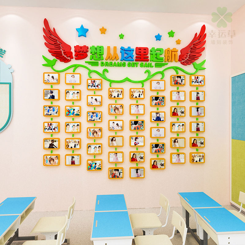 幼儿园教室墙面布置