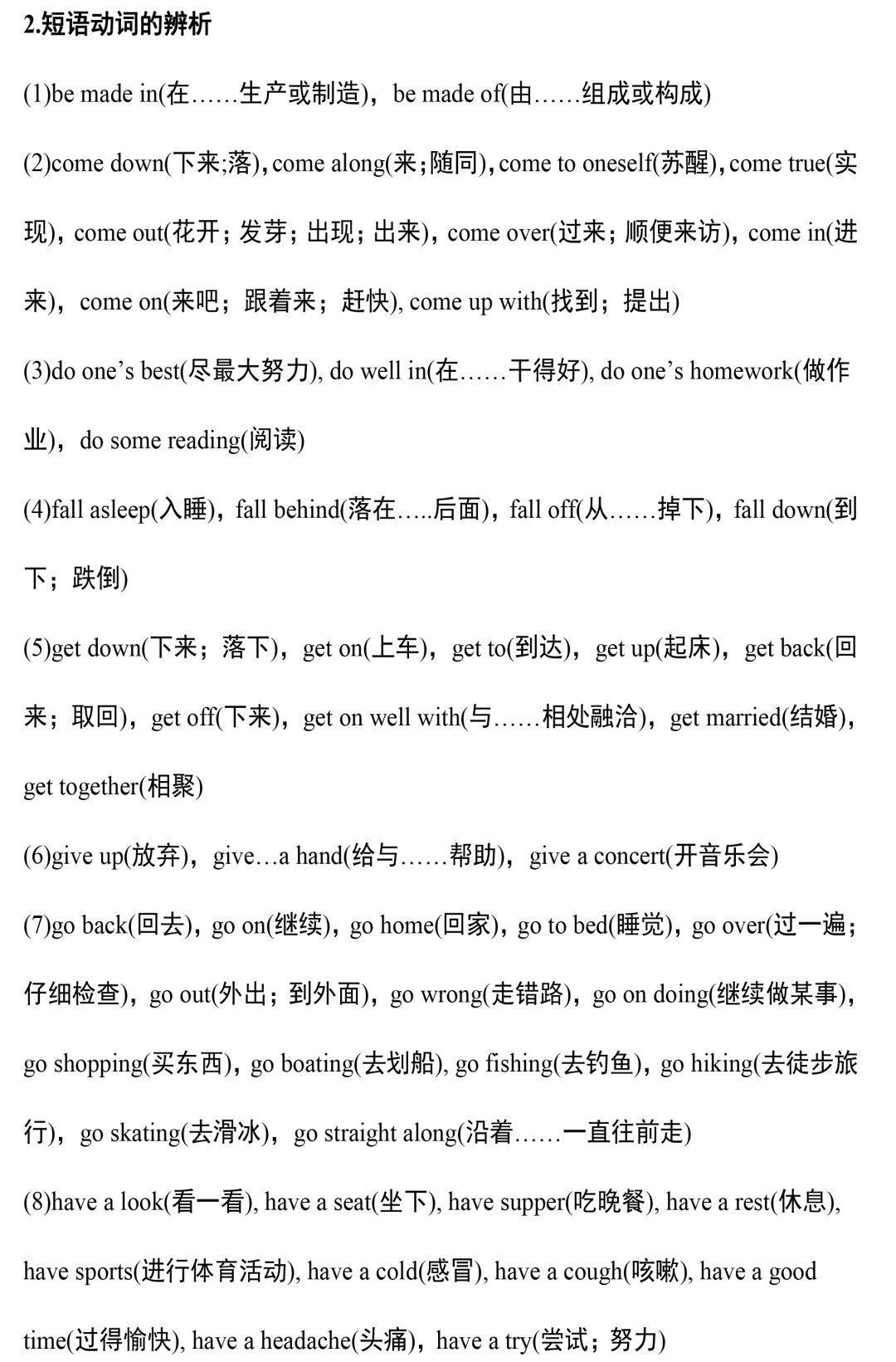 清醒的英语短语