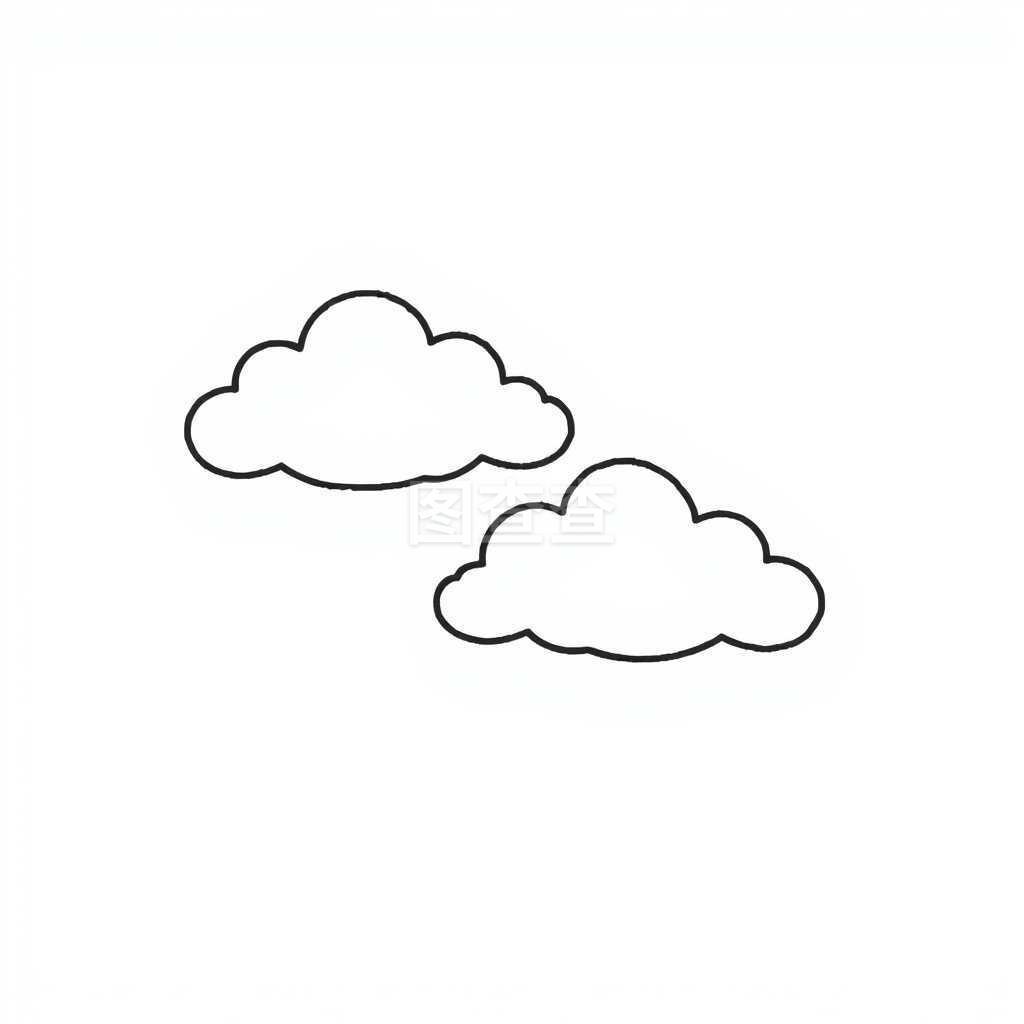 白云简笔画